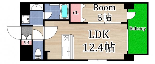 レミオコート都島の間取り