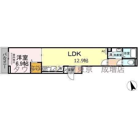 東京都板橋区西台１（アパート）の賃貸物件の間取り