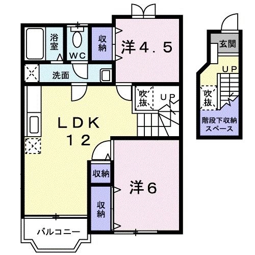 クレストール大沼の間取り