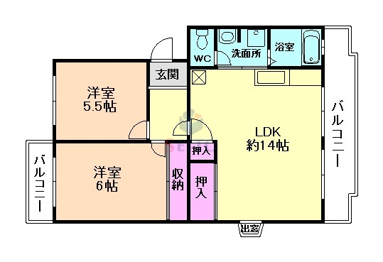 パストラル菅原の間取り