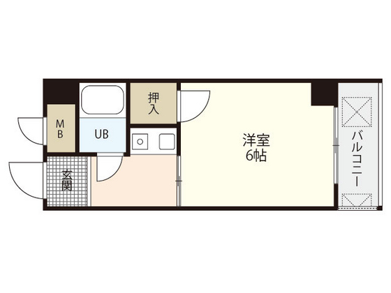 広島市安佐南区祇園のマンションの間取り