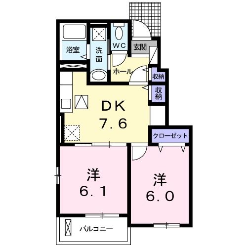 ラメゾン　ドゥ　カンパーニュＢの間取り