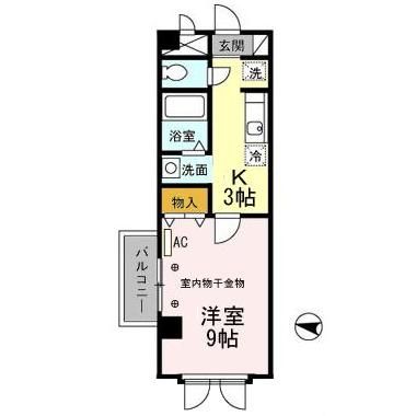 【パセオプラシード 弐番館の間取り】