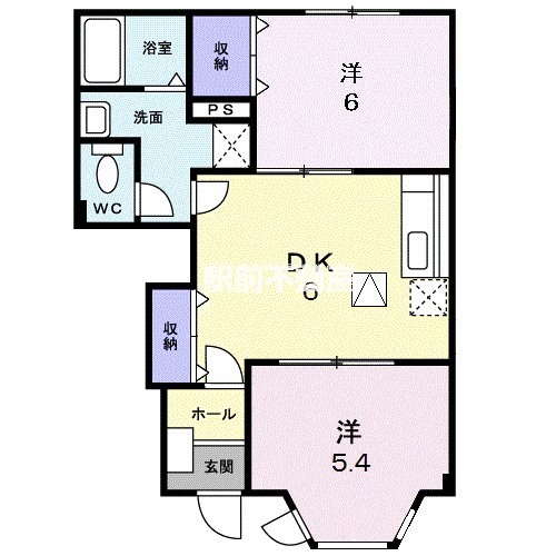 シャルマン御笠IIの間取り