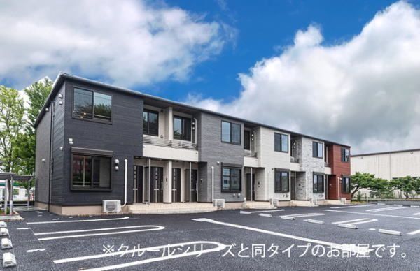 【野田市七光台のアパートの建物外観】