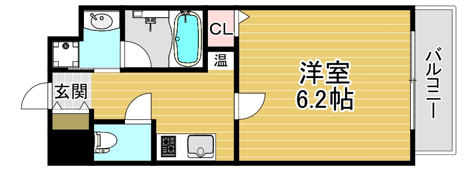 グレイスレジデンス大阪WEST19の間取り