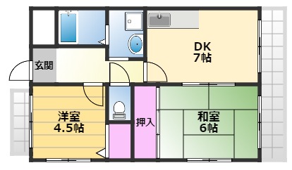 B.L.D萩の間取り