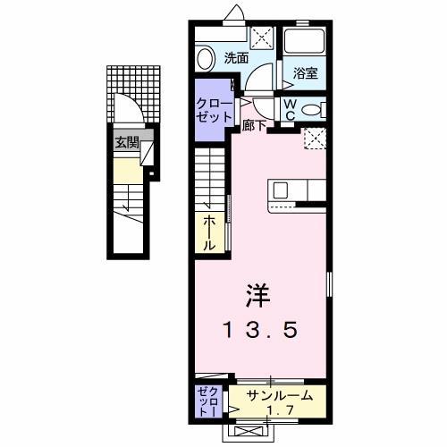 ルミエール弥栄IIの間取り