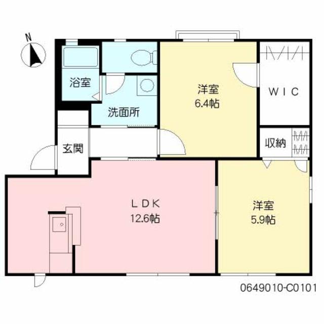 カームネス・セゾン　Ｃ棟の間取り