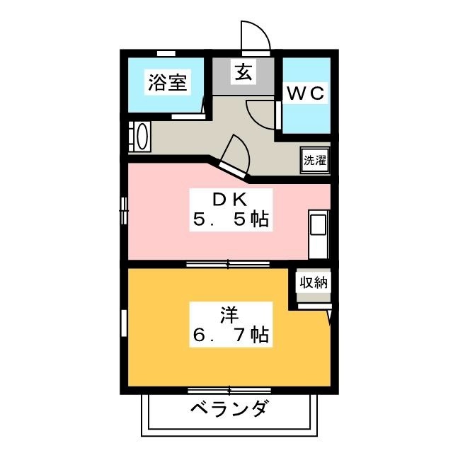 【ボナール城山の間取り】