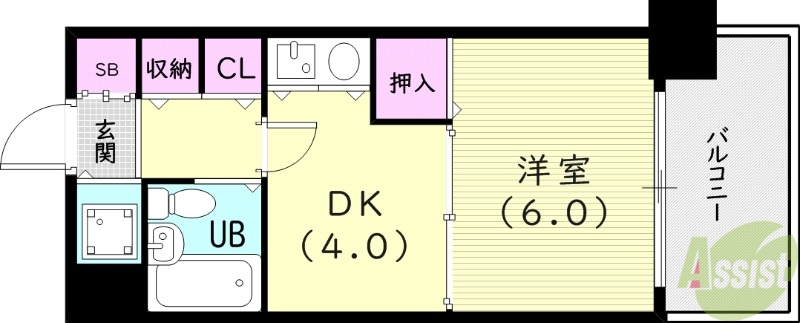 ルモンド西宮の間取り