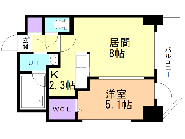 アークネスト円山の間取り