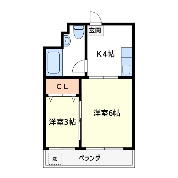 【葛飾区堀切のマンションの間取り】