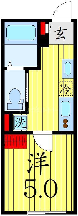 足立区大谷田のマンションの間取り