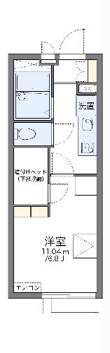 レオパレス歩の間取り