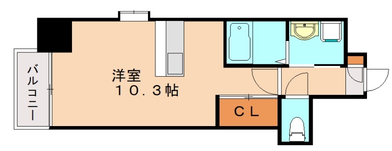 北九州市八幡西区黒崎のマンションの間取り