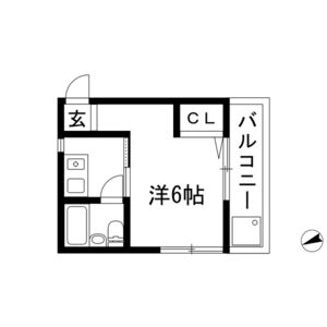 津賀田ハイツの間取り