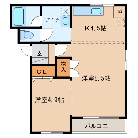 【モンテーニュIIの間取り】