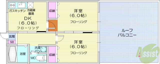 ファミーユ中野の間取り