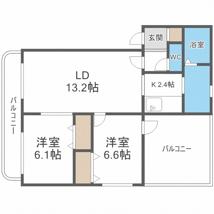 ヤマネＢＬＤの間取り