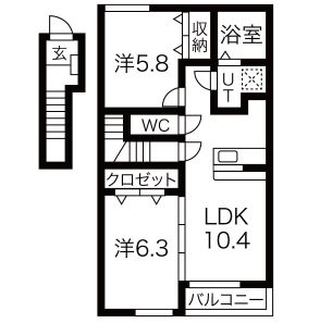 La Vita BrillanteIの間取り