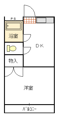 ツインハイツＫ1の間取り