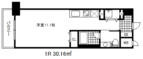 レジディア神戸磯上の間取り