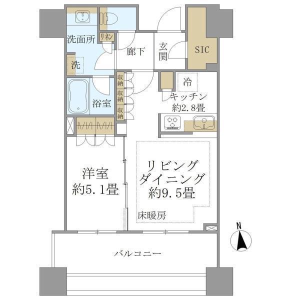 【白金ザ・スカイ東棟の間取り】