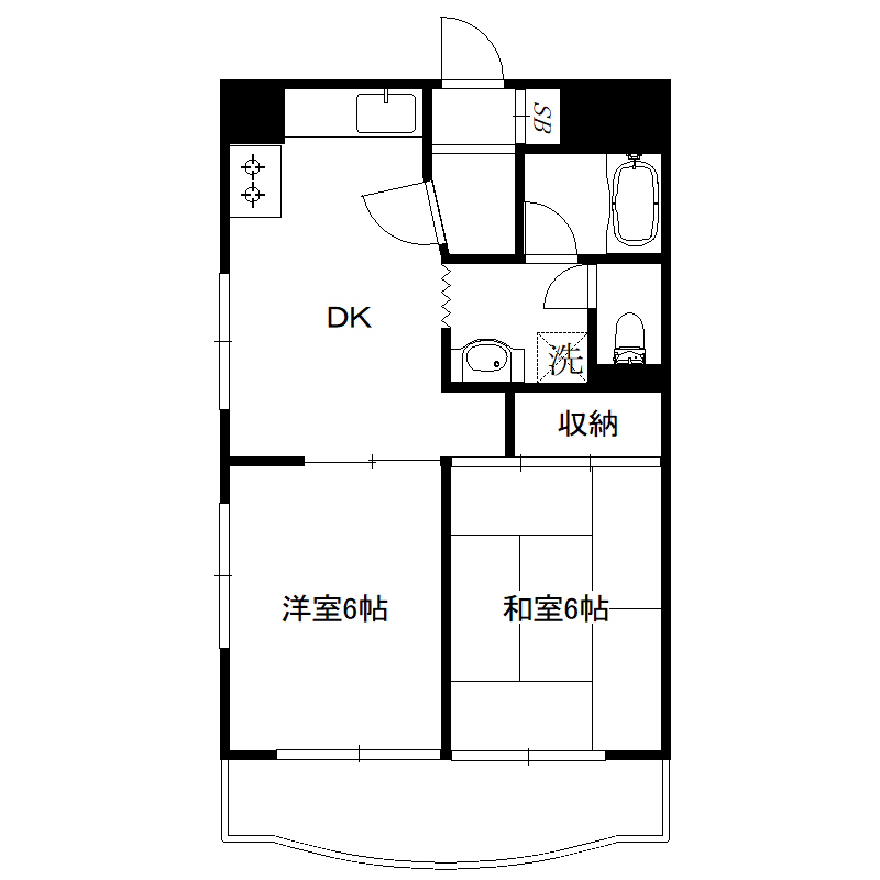 プラザウインの間取り