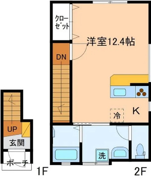 リベージュB棟の間取り