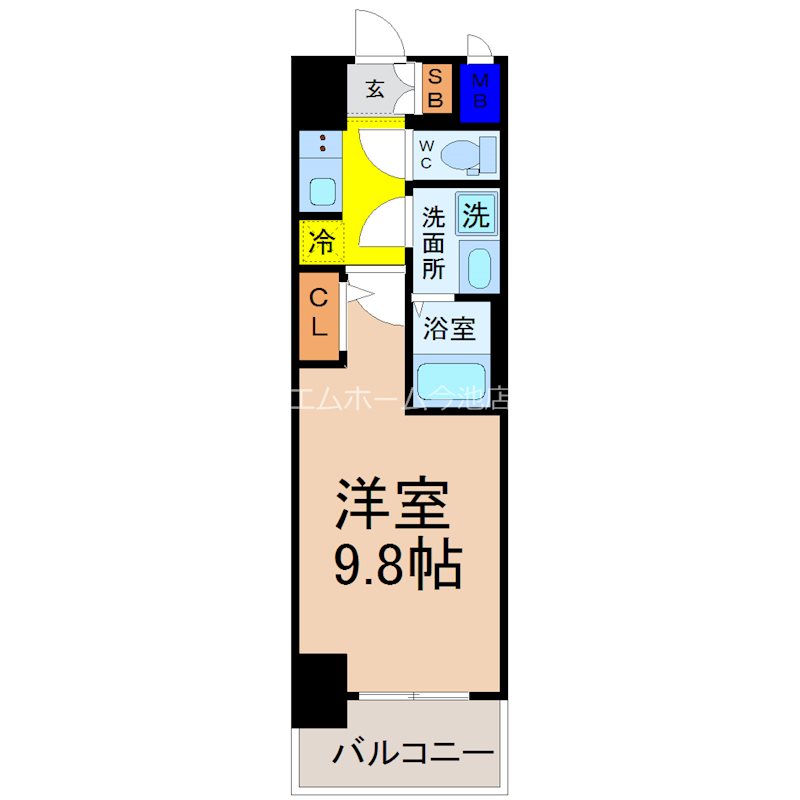 S-RESIDENCE勝川駅前の間取り