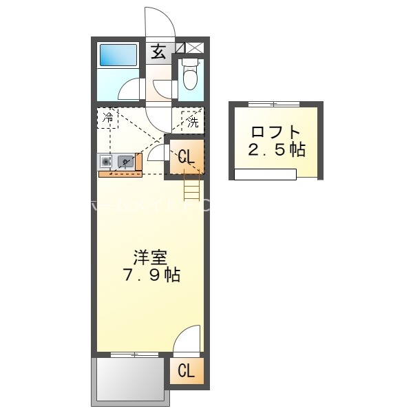 セザンヌ大岩2の間取り