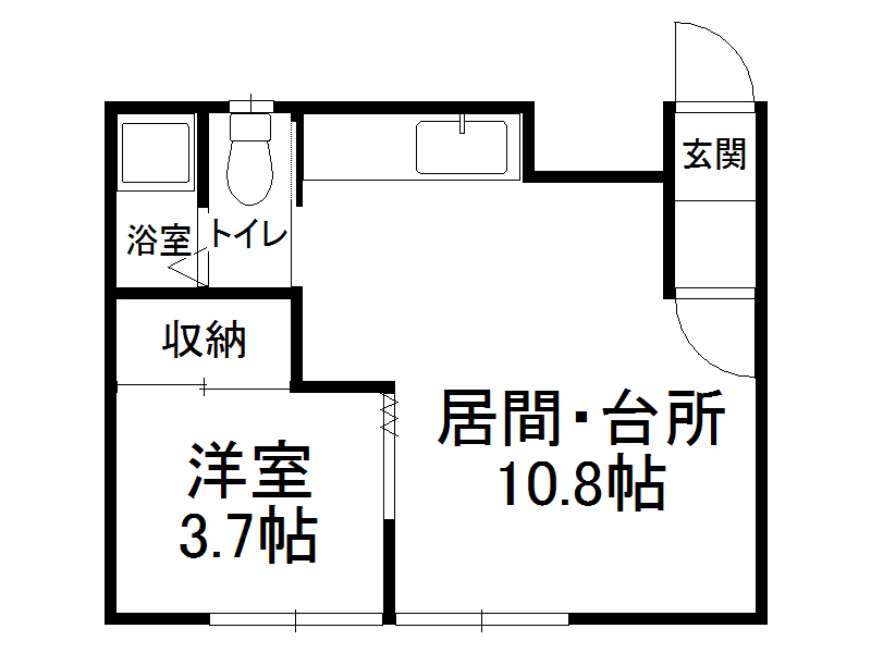 ロイヤルハイツ２３の間取り