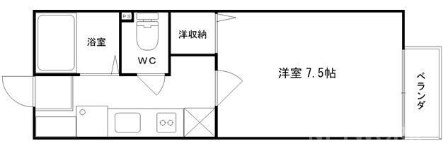 夢楼（モンロー）の間取り