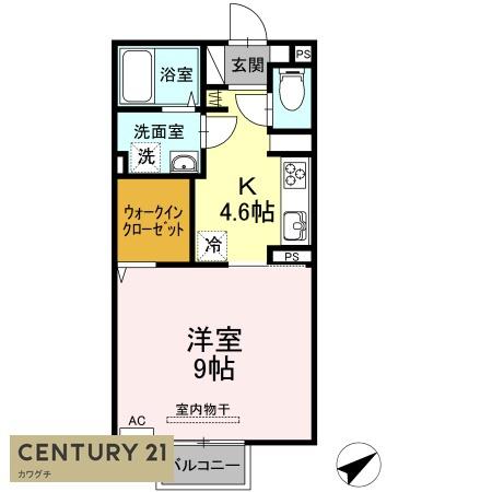 カレッジタウンAの間取り