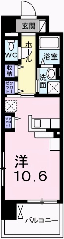 姫路市船橋町のマンションの間取り