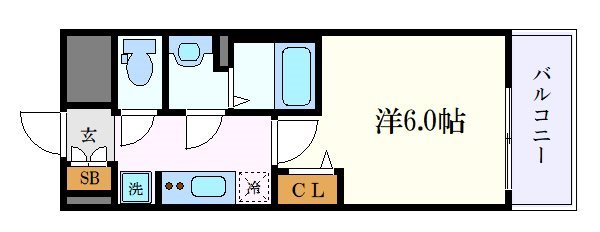 【プレサンスSAKAEフロントの間取り】