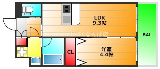 スプランディッド安土町の間取り