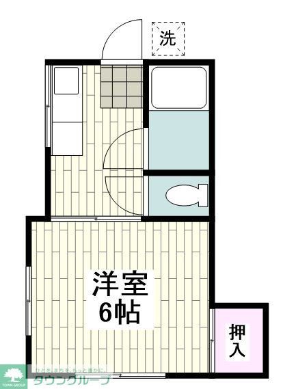 平塚市南原のアパートの間取り