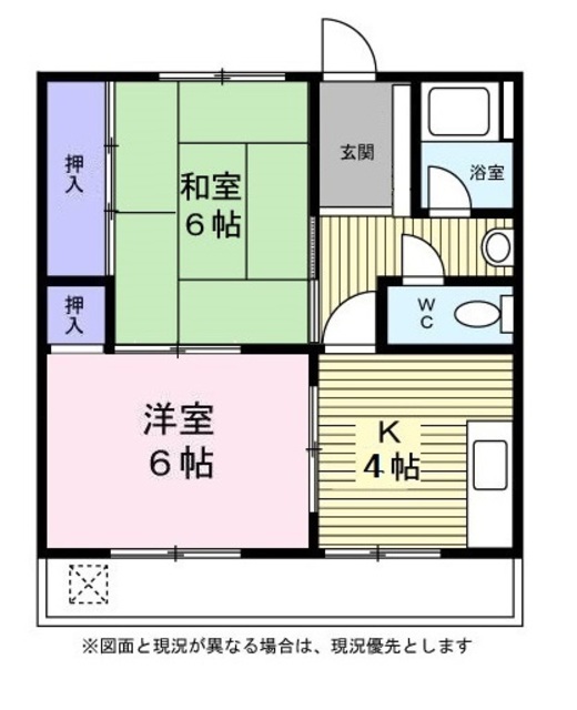 石井マンションＢ棟の間取り