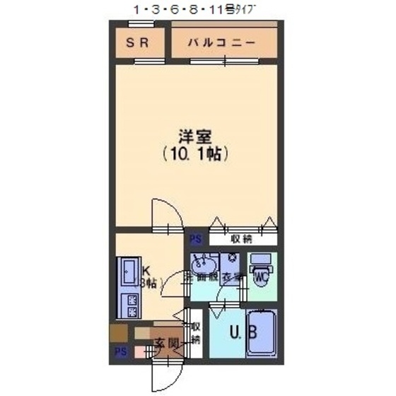 コンフリーIIIの間取り