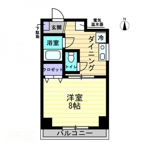 栗林ＫＯＨＡＲＵＢＩの間取り