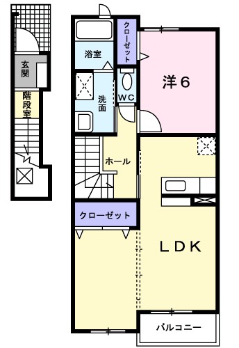 メゾン　ボヌールの間取り