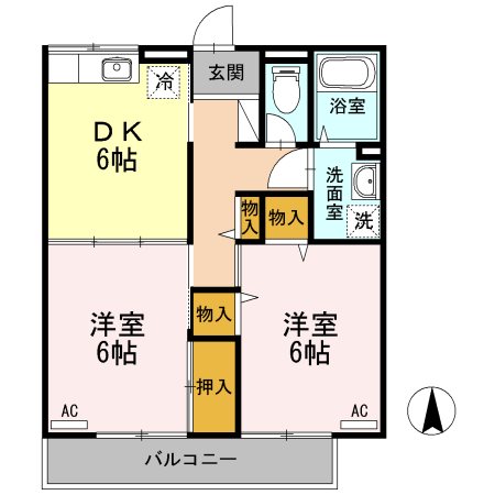 メゾンエスポワールの間取り