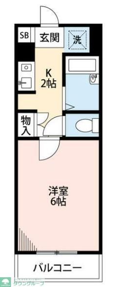 川崎市多摩区菅のマンションの間取り