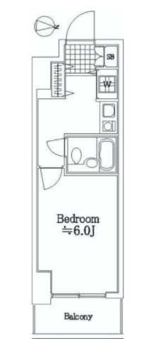 練馬区練馬のマンションの間取り