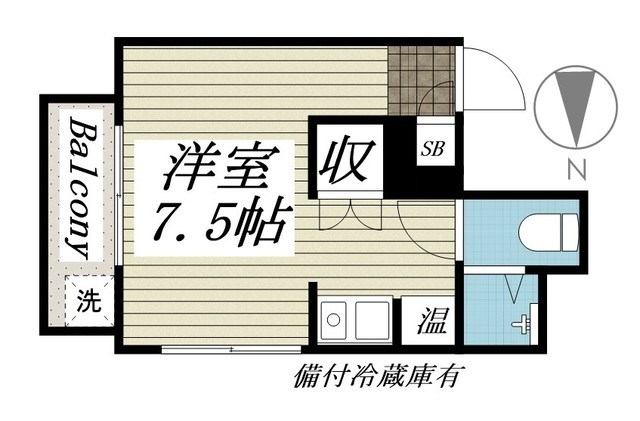 ジュネパレス柏第23の間取り