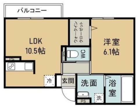 グランデ倉敷駅前の間取り