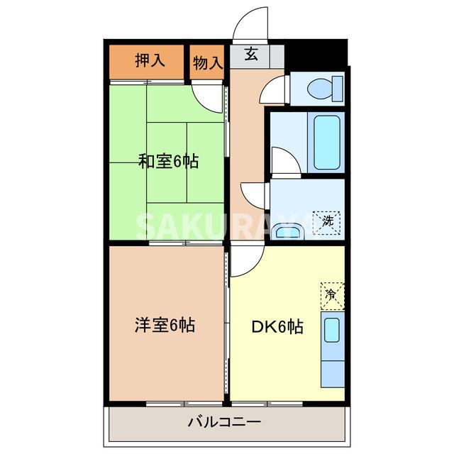 モンシャトー足利成和の間取り