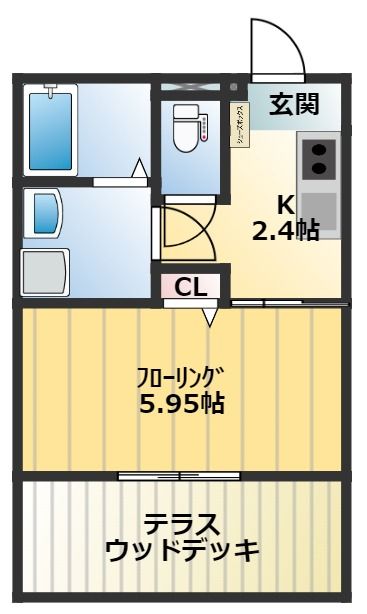 YONO　WESTの間取り